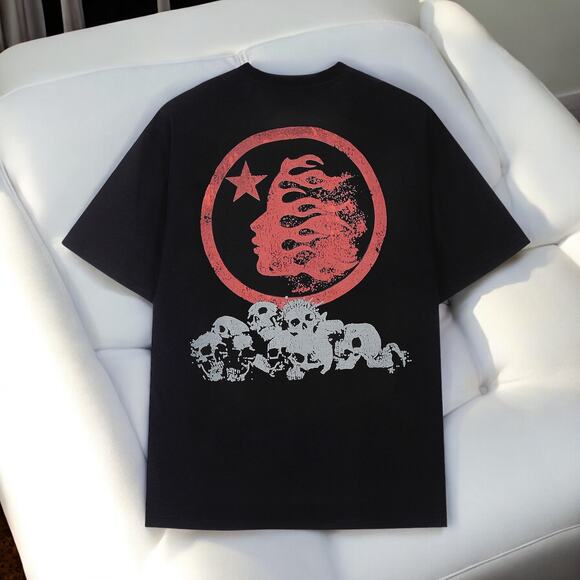 hellstar round neck short sleeve t-shirt Size: M - Picture 2 of 5